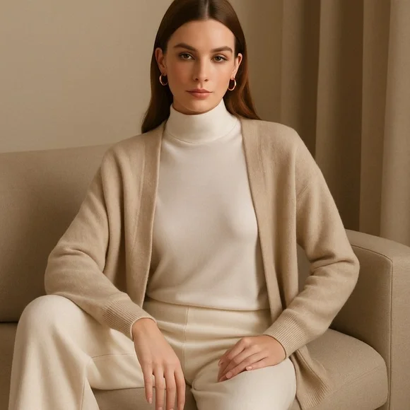 Vintage Sea Island Cotton Turtleneck - Picture 13 of 13